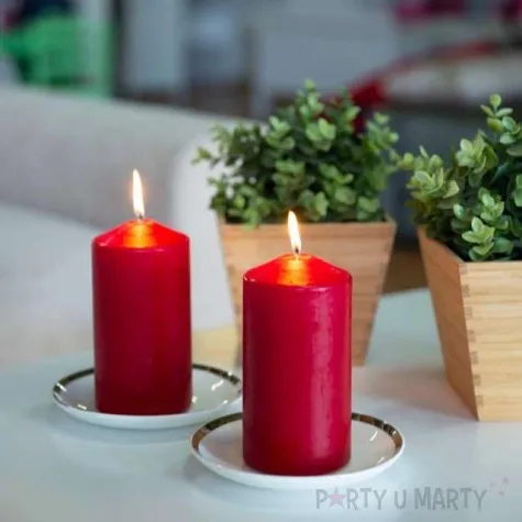 swieca pienkowa classic czerwona bispol 100 68 mm