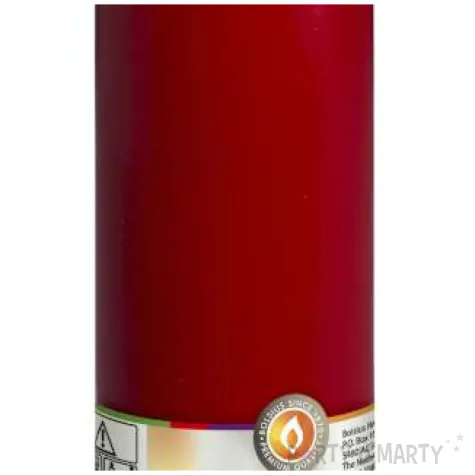 swieca pienkowa classic long bordowa bolsius 200 68mm