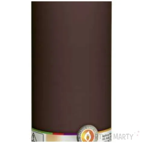 swieca pienkowa classic long brazowa bolsius 200 68mm