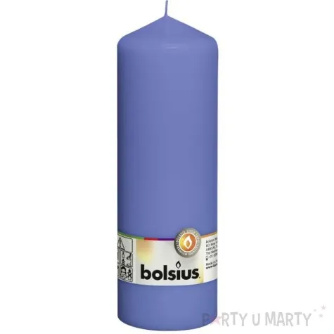 swieca pienkowa classic long chabrowa bolsius 200 68mm