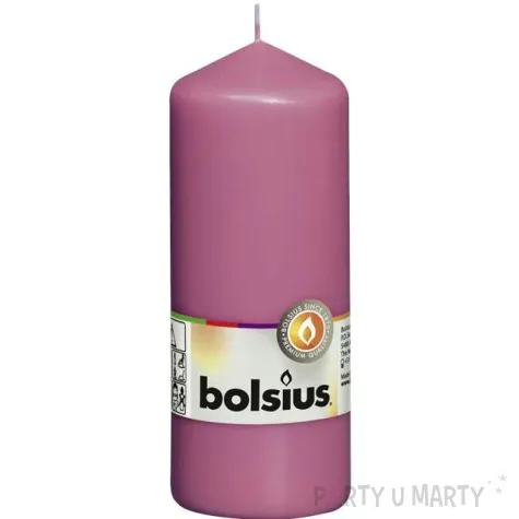 swieca pienkowa classic long fuksja bolsius 150 58 mm