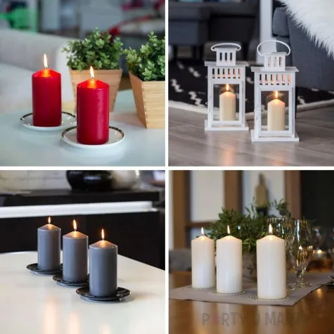 swieca pienkowa classic metallic czerwona bispol 100 48 mm