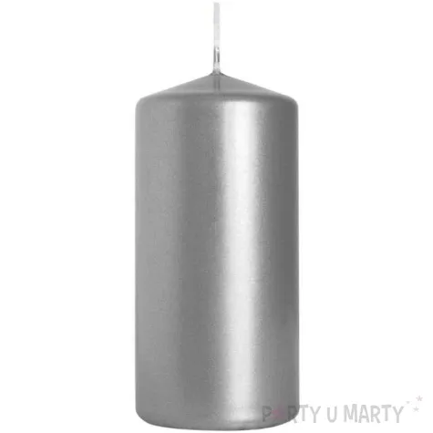 swieca pienkowa classic metallic srebrna bispol 100 48 mm