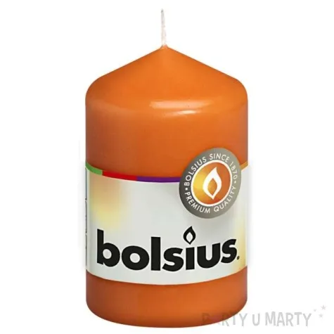 swieca pienkowa classic pomaranczowa bolsius 80 48mm