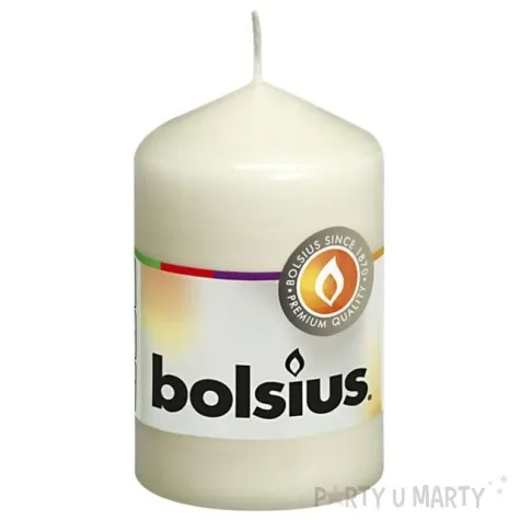 swieca pienkowa classic szara bolsius 80 48 mm