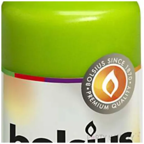 swieca pienkowa classic zielona bolsius 80 48mm