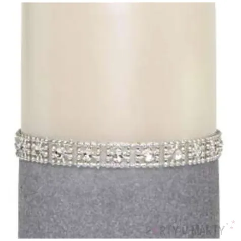 swieca pienkowa diament perlowo szara adpal 150 70 mm