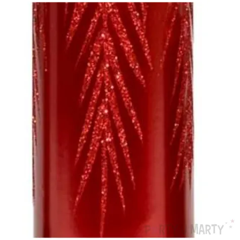 swieca pienkowa galazki swierku bordowa adpal 150 58 mm