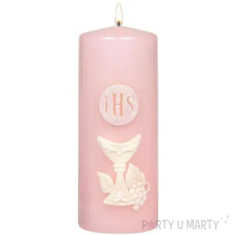 swieca pienkowa hostia ihs rozowa adpal 150 58 mm