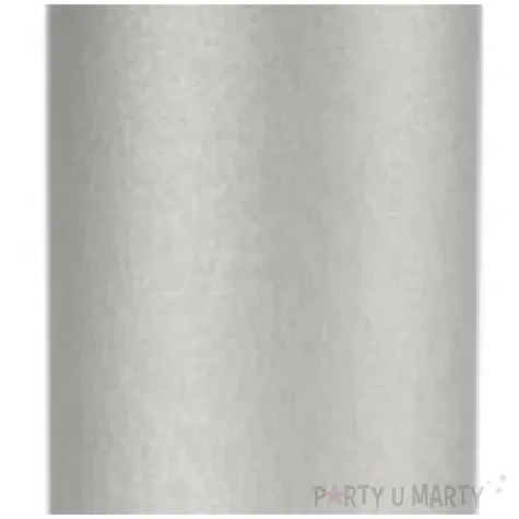 swieca pienkowa karbowana jasno srebrna ravi 120 60 mm