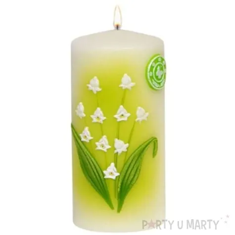 swieca pienkowa konwalia biala adpal 150 70 mm