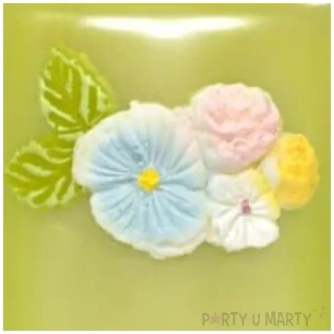 swieca pienkowa kwiaty zielona adpal 100 70 mm