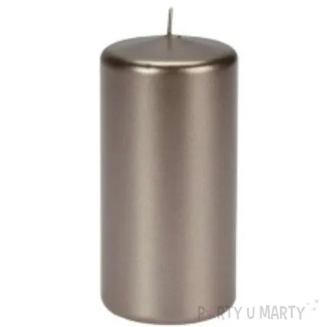swieca pienkowa metalik szaro brazowa 120 mm ravi