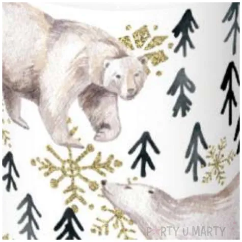 swieca pienkowa misie polarne paw 120 100mm