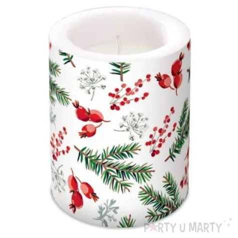 swieca pienkowa ostrokrzew i swierk paw 120 100mm