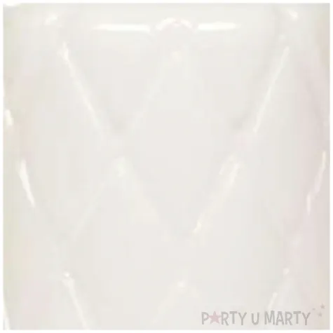 swieca pienkowa pikowana lakierowana biala adpal 100 70 mm