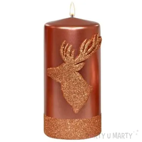 swieca pienkowa renifer miedziana adpal 150 70 mm