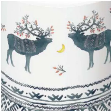 swieca pienkowa renifery skandynawskie paw 120 100mm