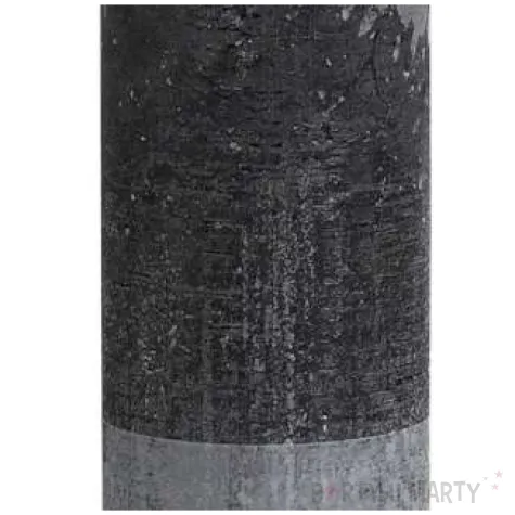 swieca pienkowa rustic antracytowa bolsius 190 68 mm