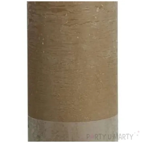 swieca pienkowa rustic bezowy pastel bolsius 190 68 mm