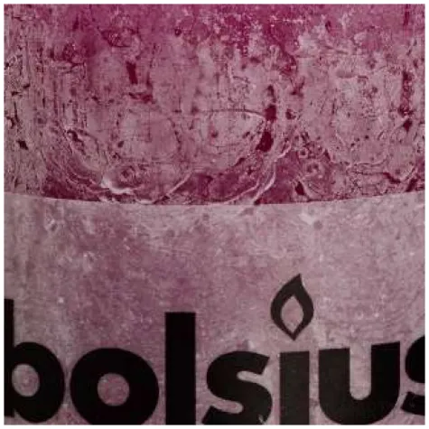 swieca pienkowa rustic cyklamen bolsius 100 100 mm