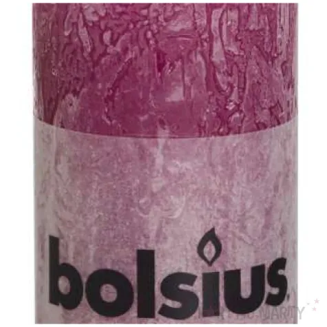 swieca pienkowa rustic cyklamen bolsius 100 50 mm