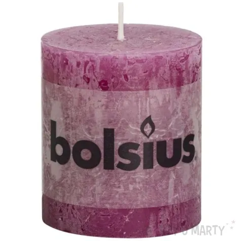 swieca pienkowa rustic cyklamen bolsius 80 68 mm