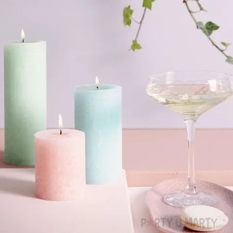 swieca pienkowa rustic eukaliptusowa zielen bolsius 200 100 mm