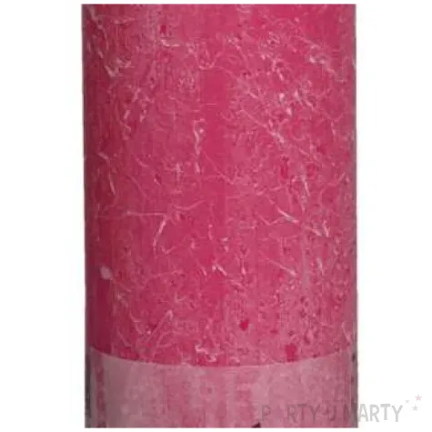 swieca pienkowa rustic fuksja bolsius 190 68 mm