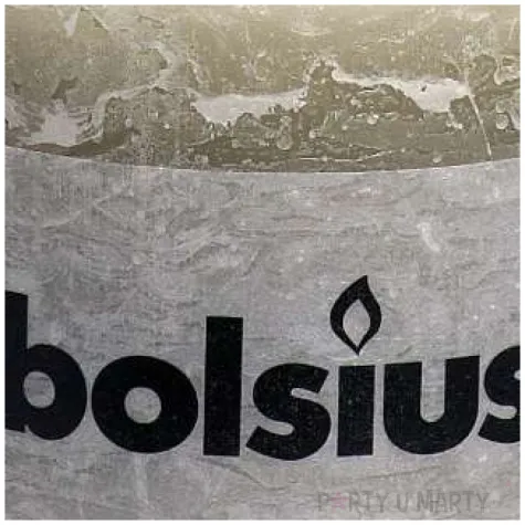 swieca pienkowa rustic kredowa bolsius 100 100 mm