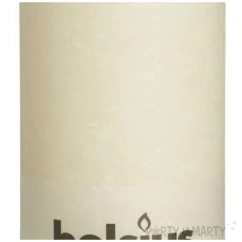 swieca pienkowa rustic kremowa bolsius 200 100 mm