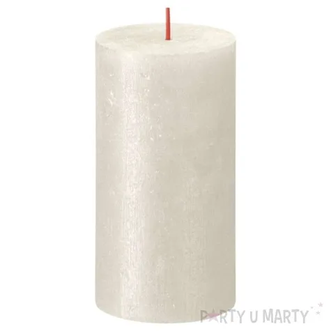 swieca pienkowa rustic kremowy bolsius 130 68 mm