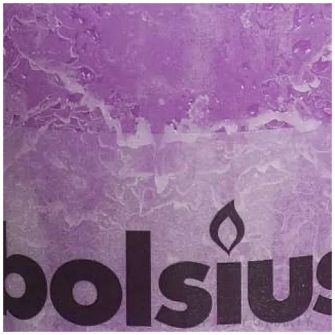 swieca pienkowa rustic liliowa bolsius 100 100 mm