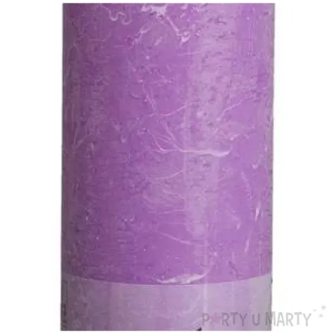 swieca pienkowa rustic liliowa bolsius 190 68 mm