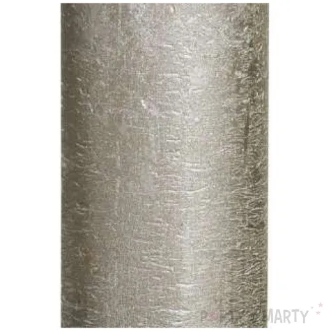 swieca pienkowa rustic metallic szampanska bolsius 190 68 mm