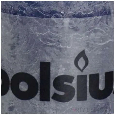 swieca pienkowa rustic niebieska ciemna bolsius 80 68 mm