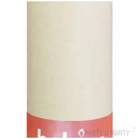 swieca pienkowa rustic perlowy bolsius 190 68 mm