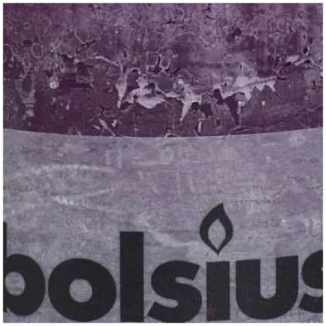 swieca pienkowa rustic purpurowa bolsius 100 100 mm