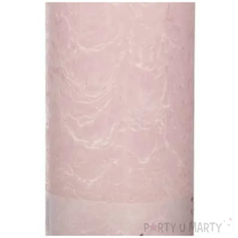 swieca pienkowa rustic rozowy pastel bolsius 190 68 mm