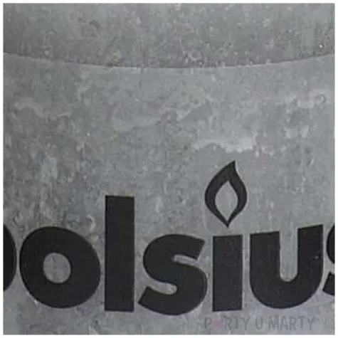 swieca pienkowa rustic szara jasna bolsius 80 68 mm