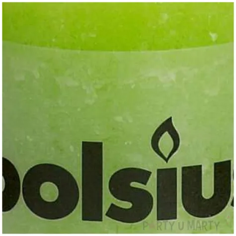 swieca pienkowa rustic zielona jasna bolsius 80 68 mm