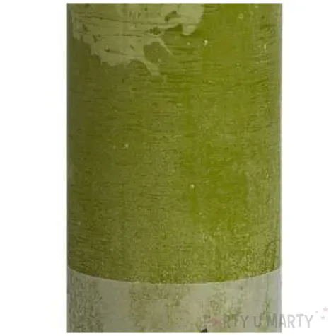 swieca pienkowa rustic zielona trzcinowa bolsius 190 68 mm