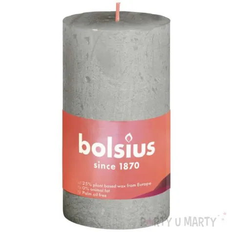 swieca pienkowa rustic zielony mglisty bolsius 100 50 mm