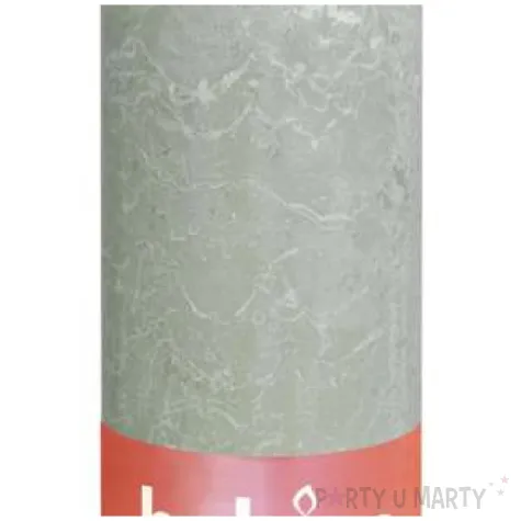 swieca pienkowa rustic zielony mglisty bolsius 190 68 mm