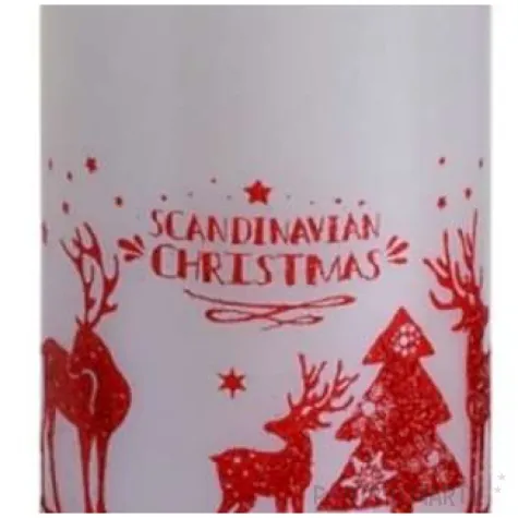 swieca pienkowa scandinavian bartek candles 70 150 mm