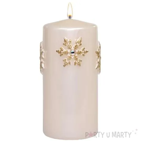 swieca pienkowa sniezki perlowa adpal 150 70 mm