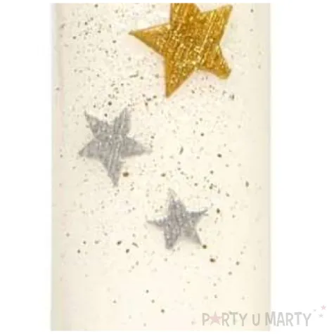 swieca pienkowa trzy gwiazdki biala adpal 150 58 mm