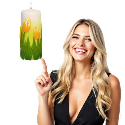 swieca pienkowa tulipany adpal 120 58 mm