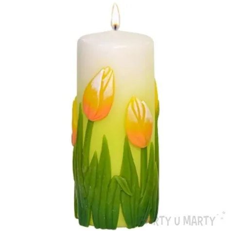 swieca pienkowa tulipany adpal 120 58 mm