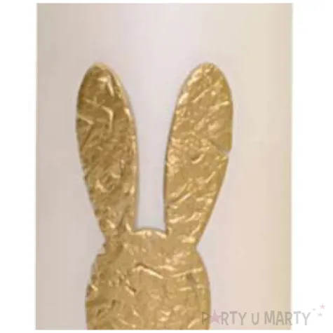 swieca pienkowa wielkanocny kroliczek biala adpal 150 70 mm